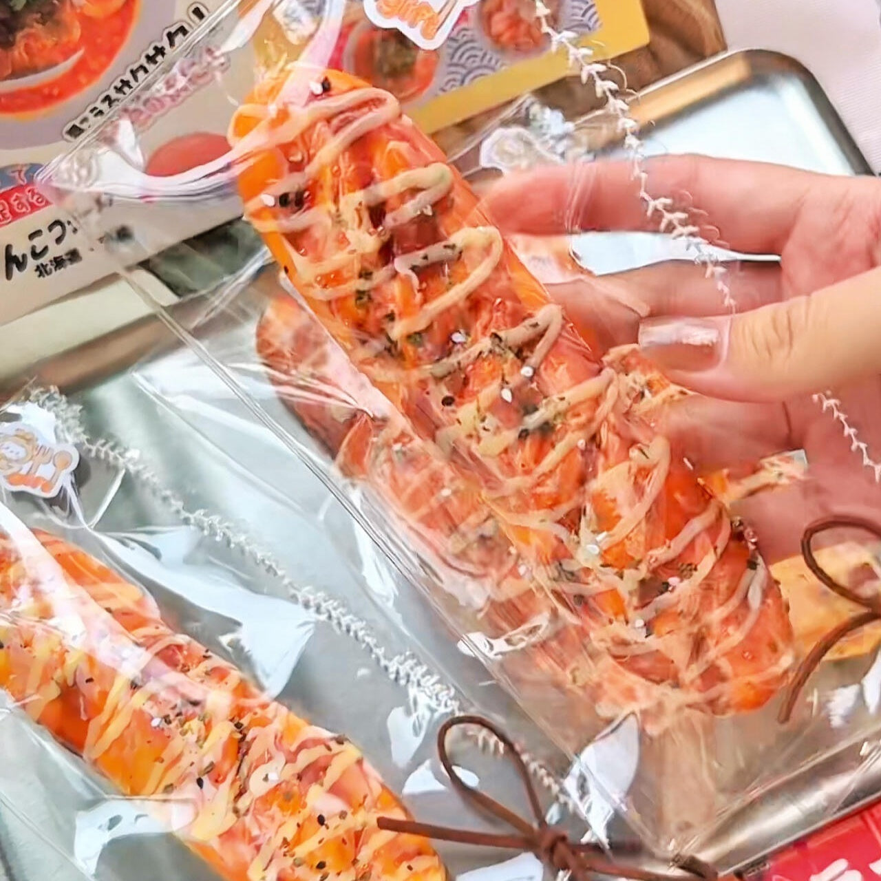 Stretchy Cheese Bacon Bread Stick Squishy