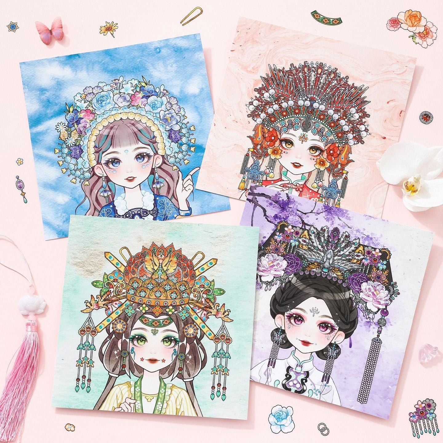 Headdress Chronicles 3D Sticker Book