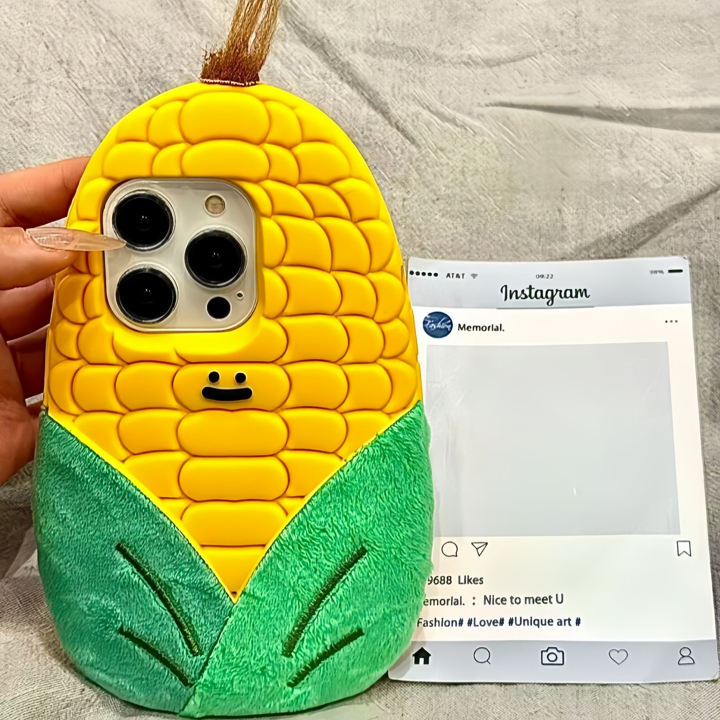 Corn Silk Silicone Phone Case