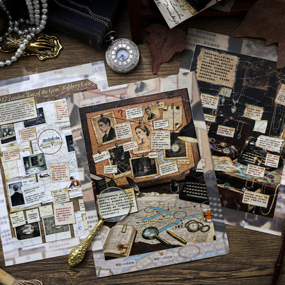 Moss Detective Collection 3D Sticker | 3 Cute Miniature Scenes