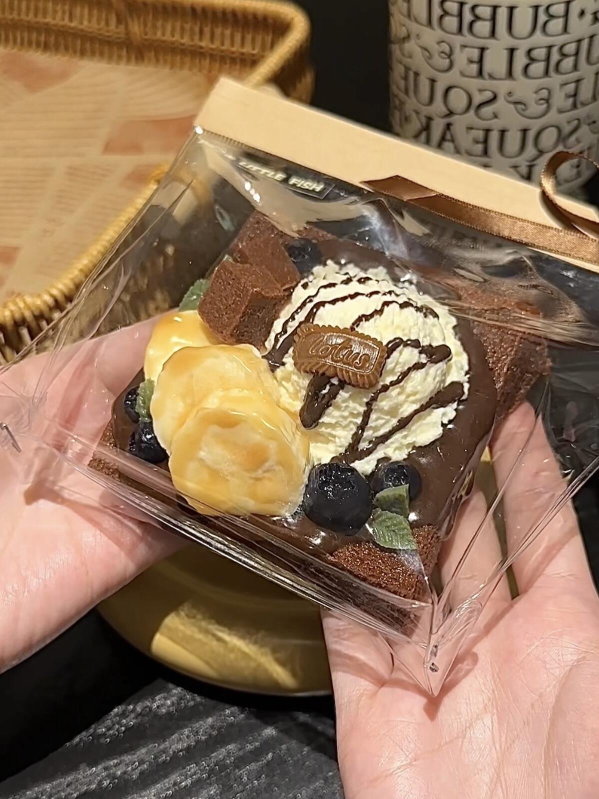 Ice Cream Fruit Toast Squishy