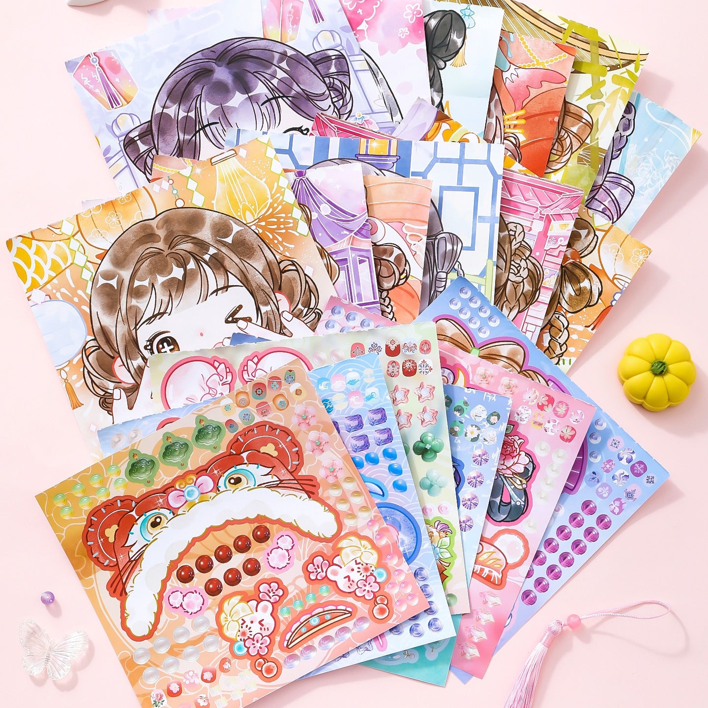 Shining Nail 3D Sticker Book