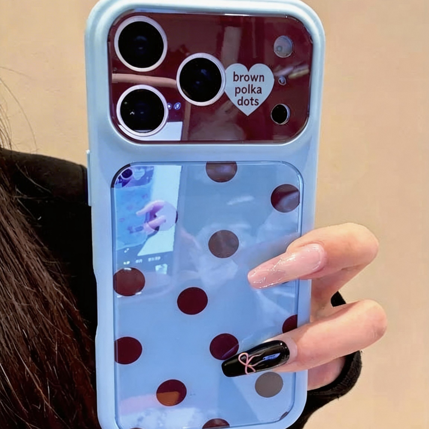 Polka Dots Acrylic Phone Case