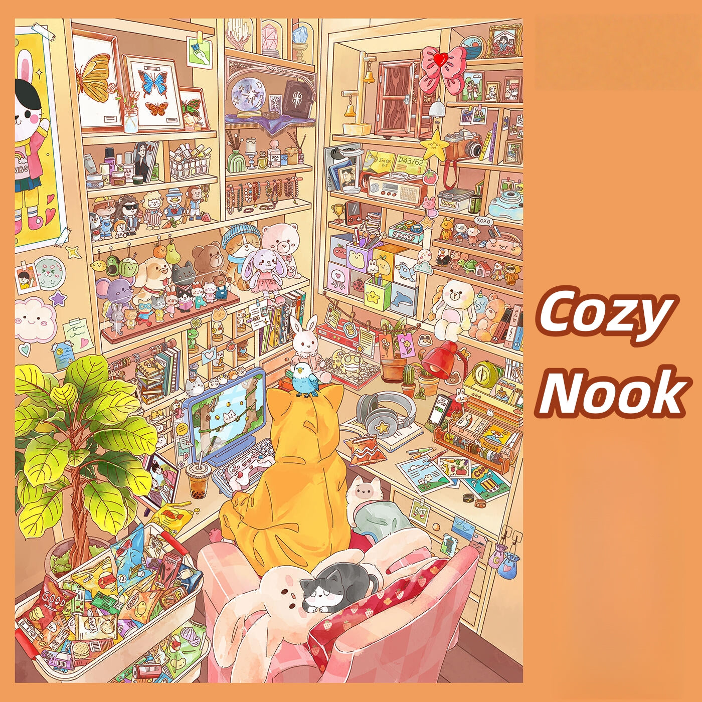 Dream Cabin 3D Sticker | 5 Cute Miniature Scenes