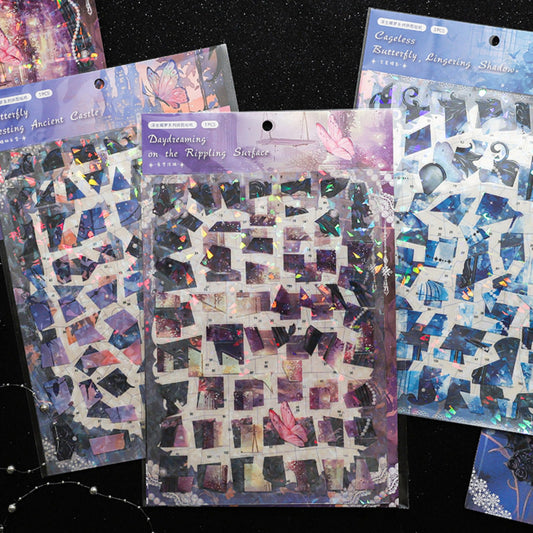 A Butterfly's Dream 3D Sticker | 3 Cute Miniature Scenes