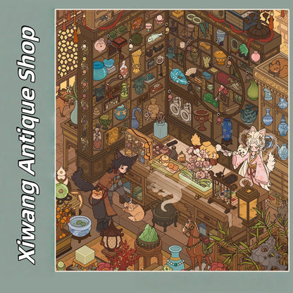 Timeless Tides 3D Sticker | 2 Cute Miniature Scenes