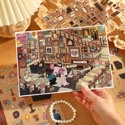 Celebration Moment 3D Sticker | 3 Cute Miniature Scenes