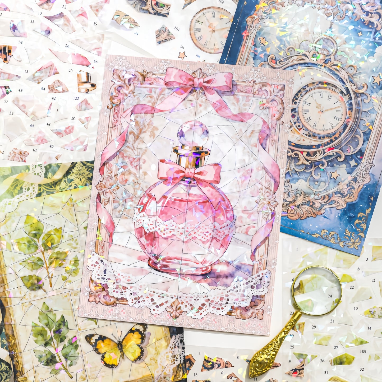 Memories Wandering Series 3D Sticker | 3 Cute Miniature Scenes