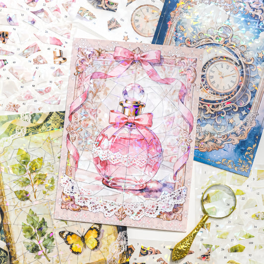 Memories Wandering Series 3D Sticker | 3 Cute Miniature Scenes