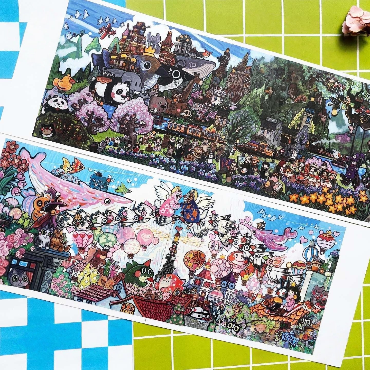 The Corner of the World 3D Sticker | 2 Cute Miniature Scenes