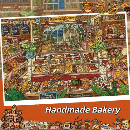 Corner Shop 3D Sticker | 4 Cute Miniature Scenes