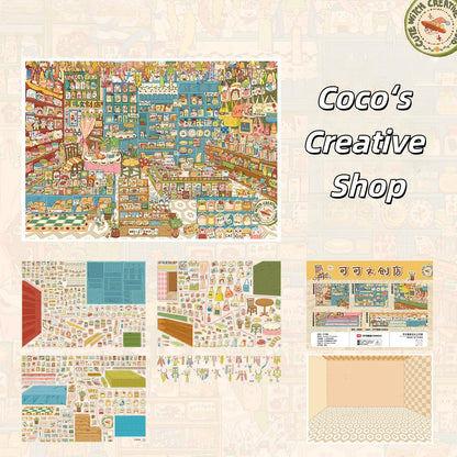 Little Days 3D Sticker | 2 Cute Miniature Scenes