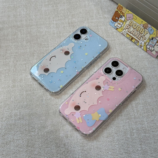 Twin Stars Couple Style Acrylic Phone Case