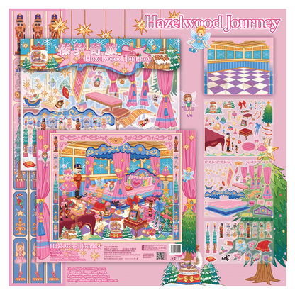 Fairy Tale 3D Sticker | 4 Cute Miniature Scenes