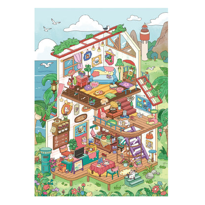 Gummy Diary 3D Sticker | 3 Cute Miniature Scenes