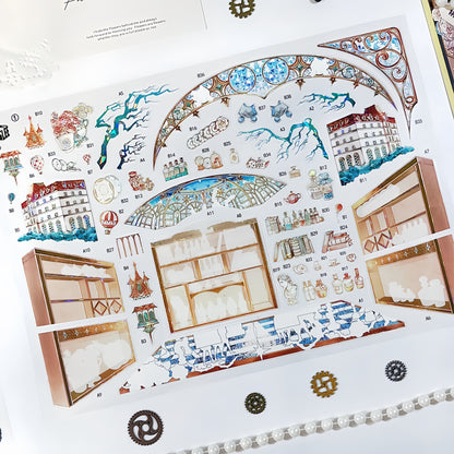 Fairy Tale 3D Sticker | 2 Cute Miniature Scenes