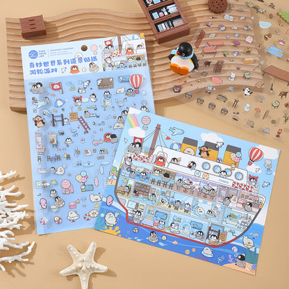 Dream Dwellings 3D Sticker | 4 Cute Miniature Scenes