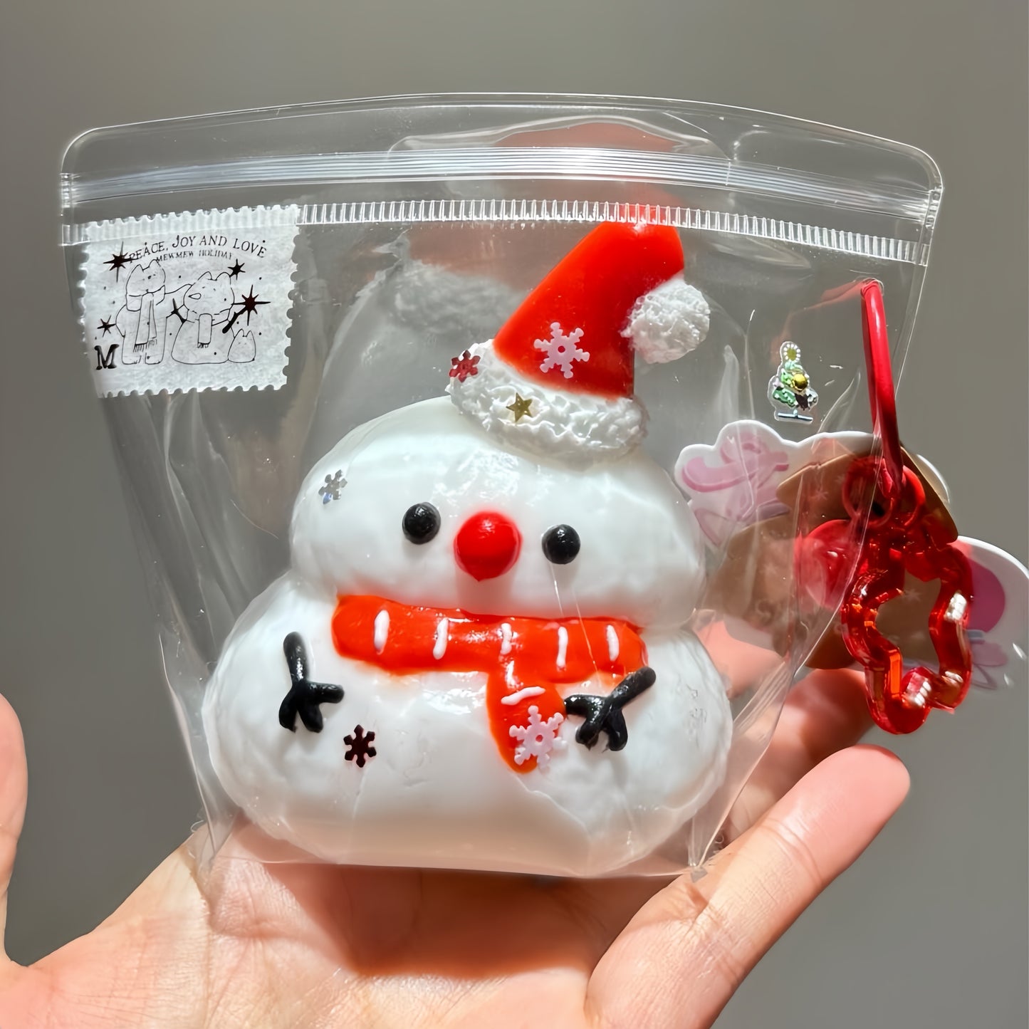 Christmas Snowman Squishy
