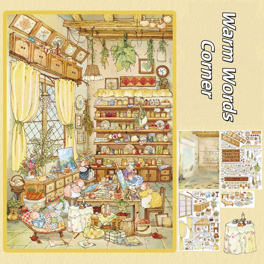 Little Joys 3D Sticker | 4 Cute Miniature Scenes