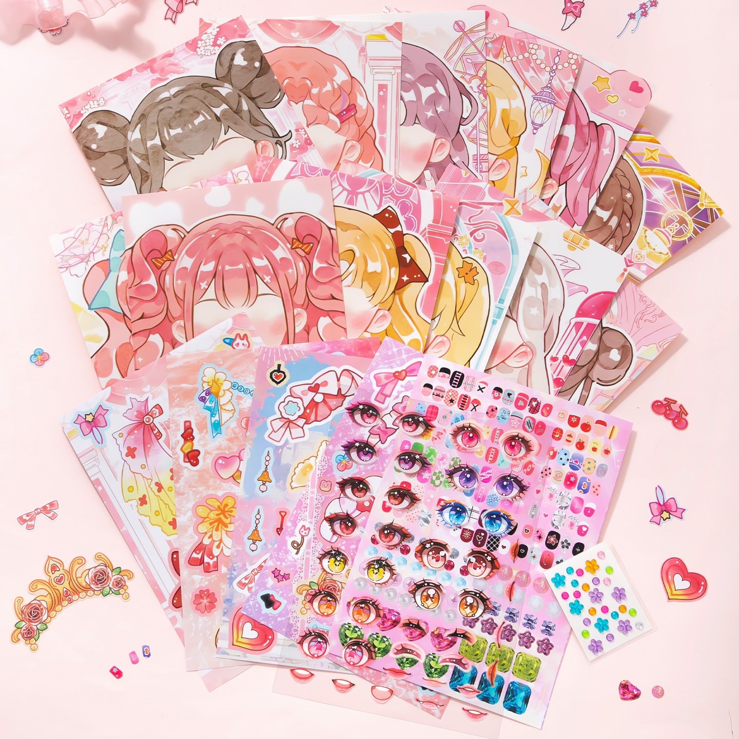 Girl’s Makeup 3D Sticker Book