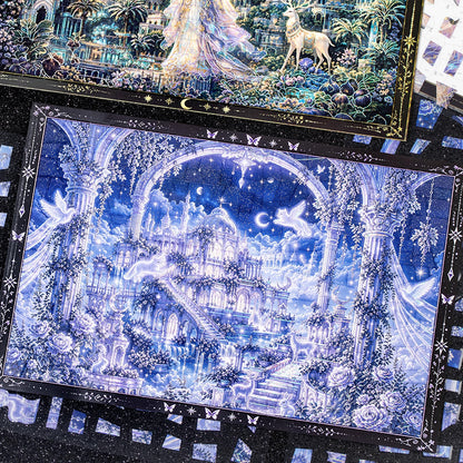 Lost Palace Series 3D Sticker | 2 Cute Miniature Scenes
