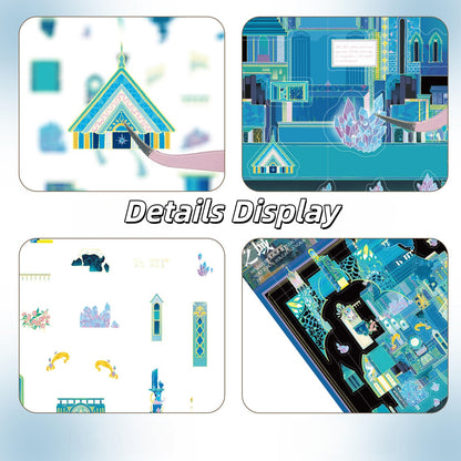Silent Crystal Realm 3D Sticker