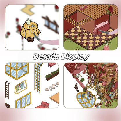 Rose Manor 3D Sticker