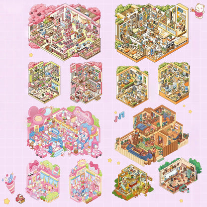 Cute Pet Shop 3D Sticker Book