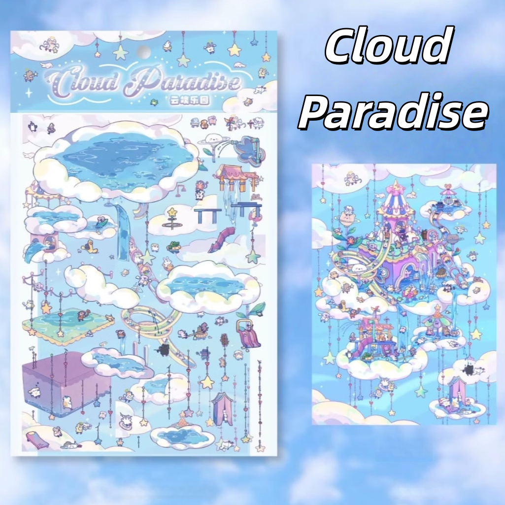 Dream Fairy Tale 3D Sticker | 4 Cute Miniature Scenes