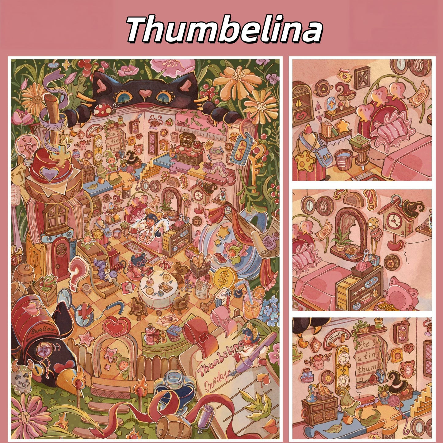 Storybook 3D Sticker | 3 Cute Miniature Scenes