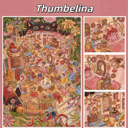 Storybook 3D Sticker | 3 Cute Miniature Scenes