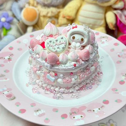 Cute Bunny Heart Cake Squishy