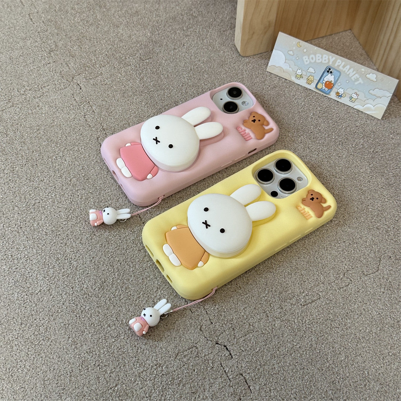 Bunny Stand Silicone Phone Case