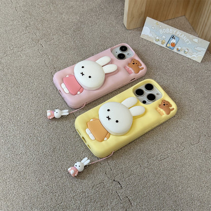 Bunny Stand Silicone Phone Case