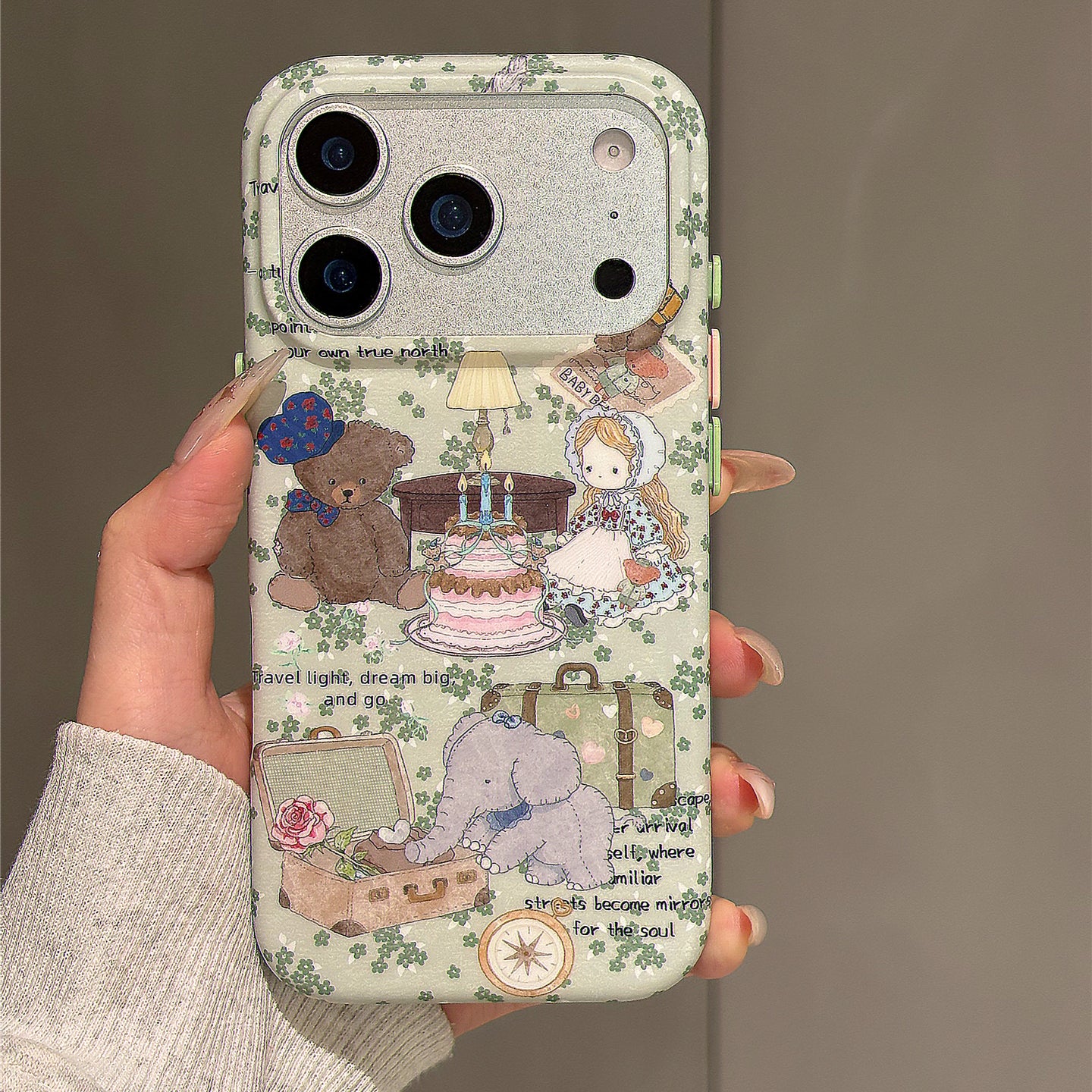 Cake Bear Girl Acrylic Phone Case