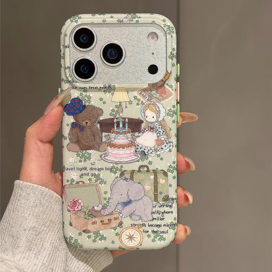 Cake Bear Girl Acrylic Phone Case