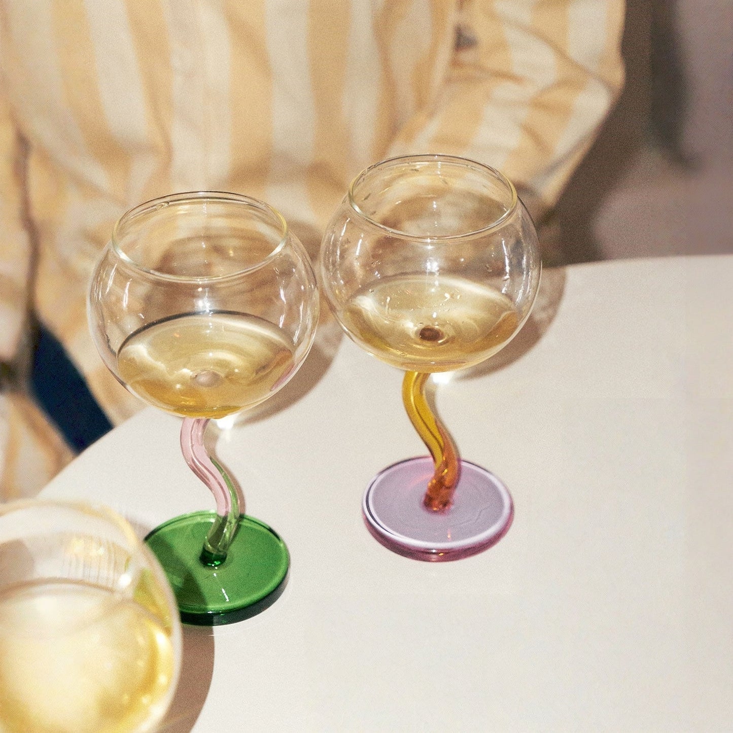 Colorful Stem Goblet