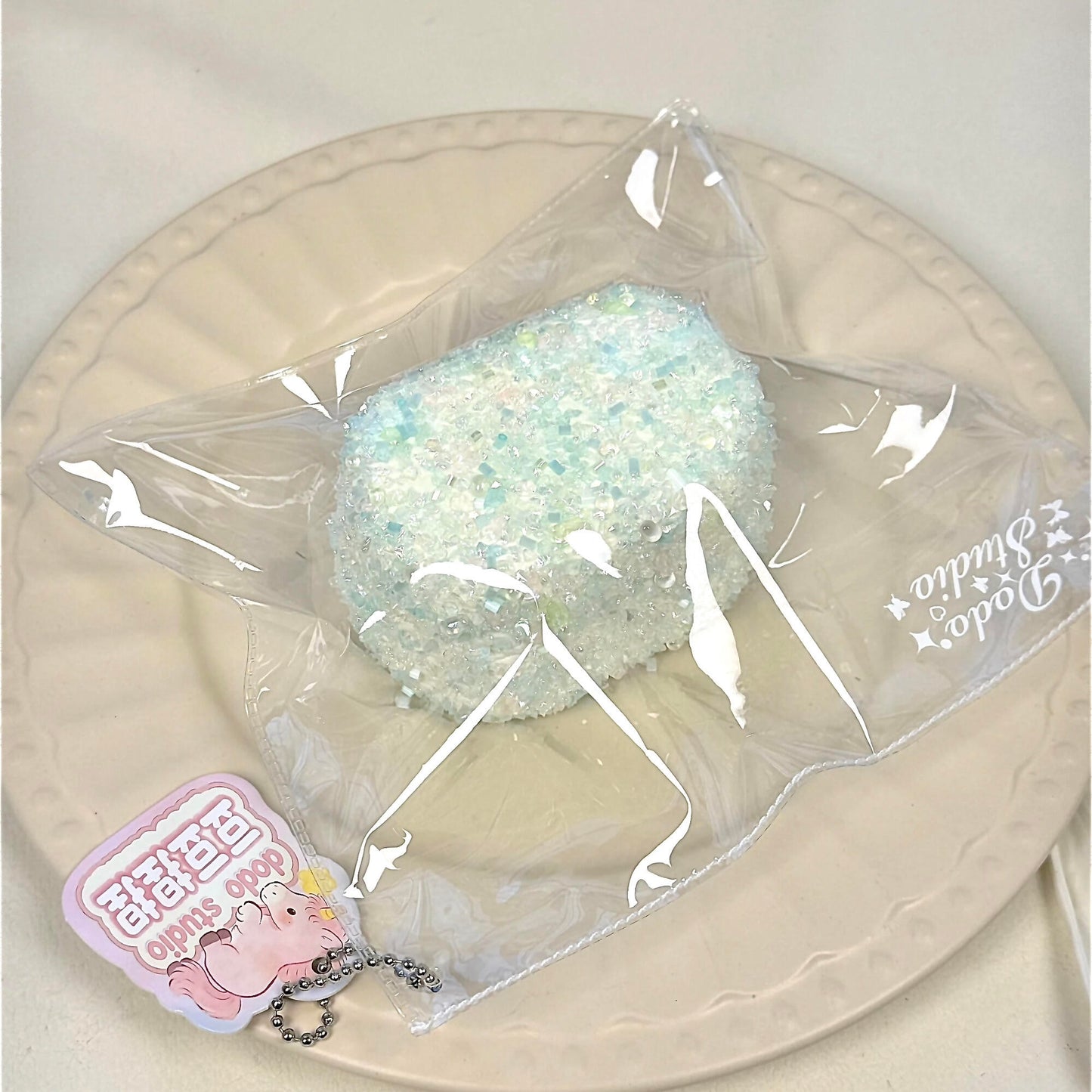 Mint Crushed Ice Senbei Squishy