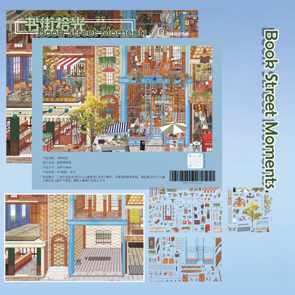 Dream Management Bureau 3D Sticker | 2 Cute Miniature Scenes