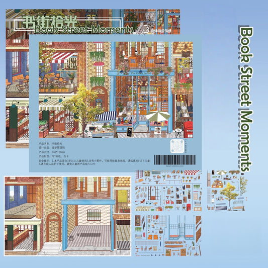 Dream Management Bureau 3D Sticker | 2 Cute Miniature Scenes