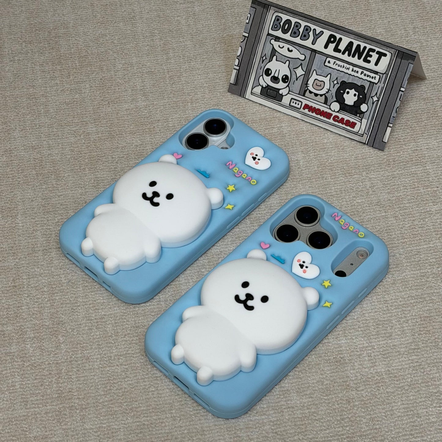 Cute Bear Silicone Phone Case