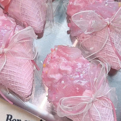 Translucent Peach Ice Cream Squishy