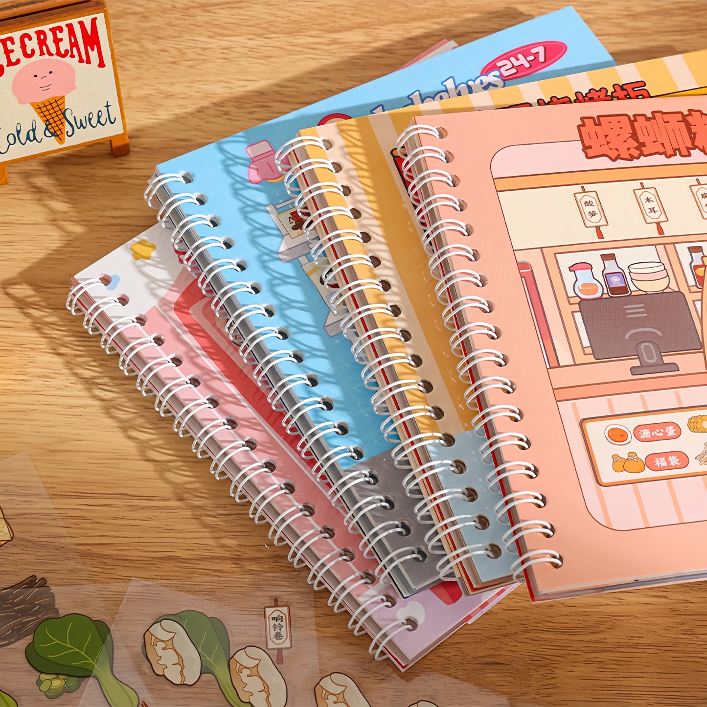 Shelf Display 3D Sticker Book