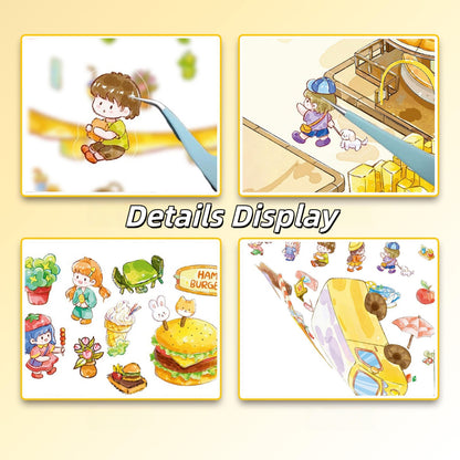 Gourmet Town 3D Sticker