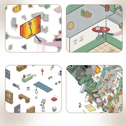 Chinese-style Education 3D Sticker