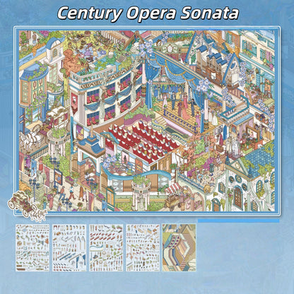 Century Opera Sonata 3D Sticker