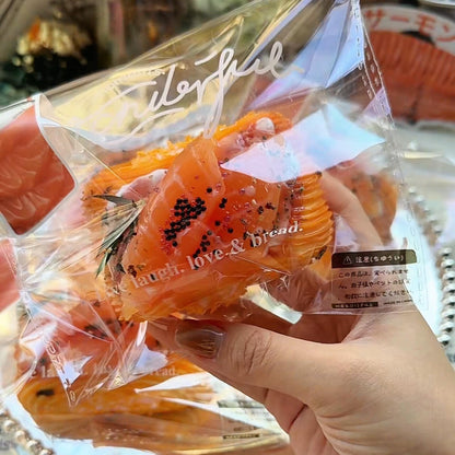 Caviar Smoked Salmon Puff Pastry Roll Squishy