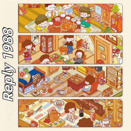 Reply 1988 3D Sticker | 4 Cute Miniature Scenes