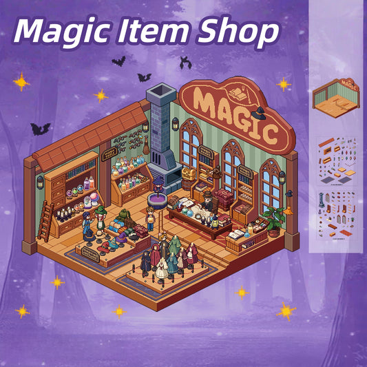 Fantasy World 3D Sticker | 4 Cute Miniature Scenes