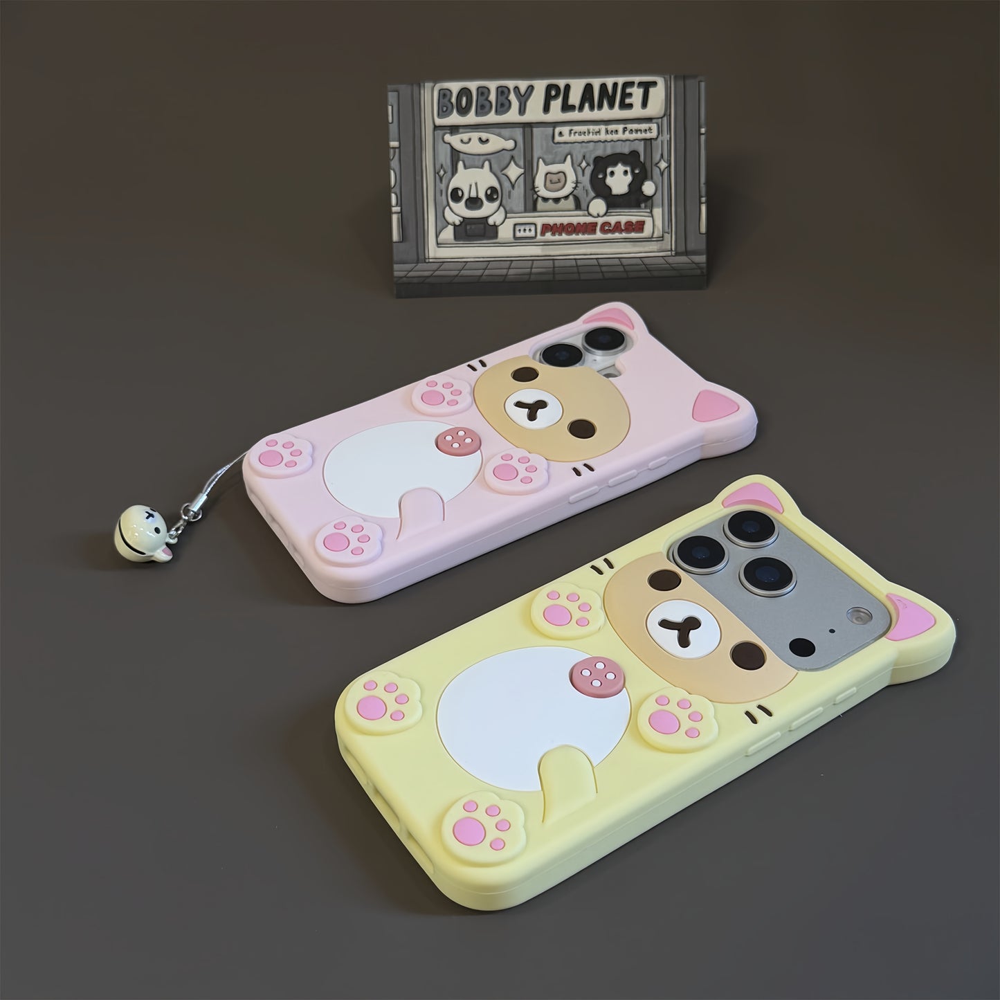 Cute Bear Silicone Phone Case